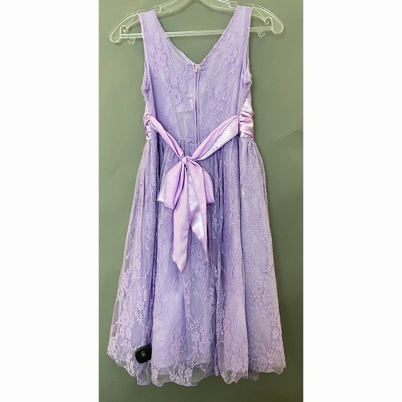 SHANIL SP2049 Lavender Dress size 10 - Picture 6 of 6